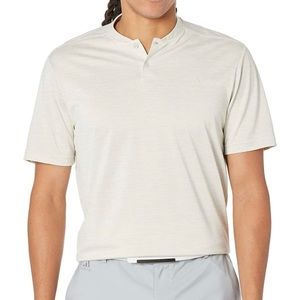 adidas Men's Textured Stripe Golf Polo Shirt, Clear Brown, X-Large, NWT